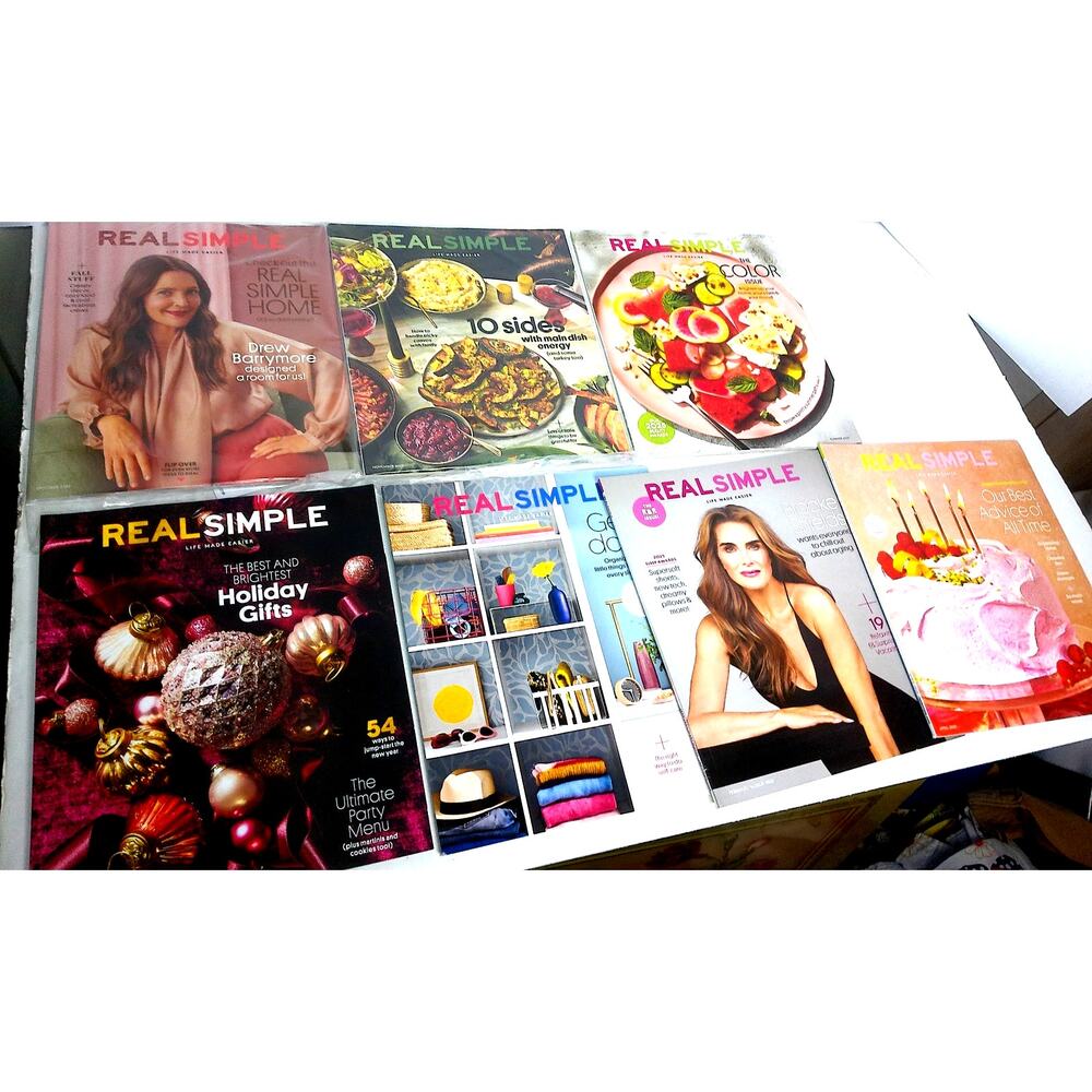 Real Simple Magazine 2025 Lot of 7